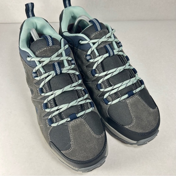 Eddie Bauer Trail Hiking Outdoor Shoes Sneakers Grey and Aqua; Women’s Size 10 - Picture 6 of 16
